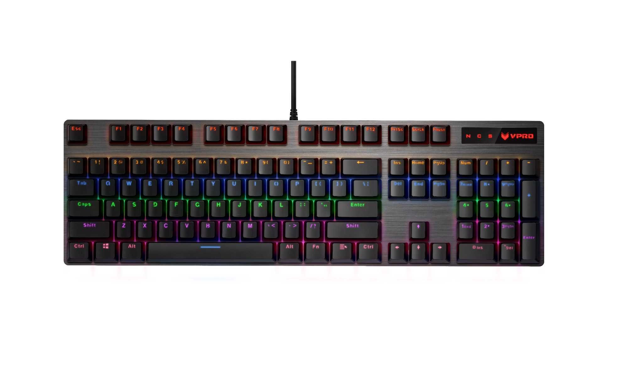 ;  KEYBOARD Rapoo V500Pro Black