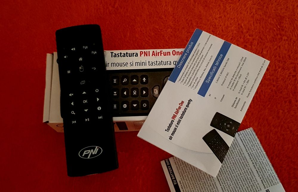 Air mouse si minitastatura querty PNI AirFun One