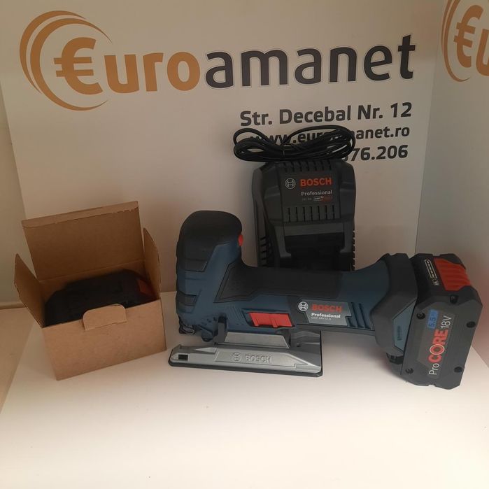 Fierastrau vertical BOSCH GST 18 V-LI S , cu 2 acumulatori Li-Ion -D-