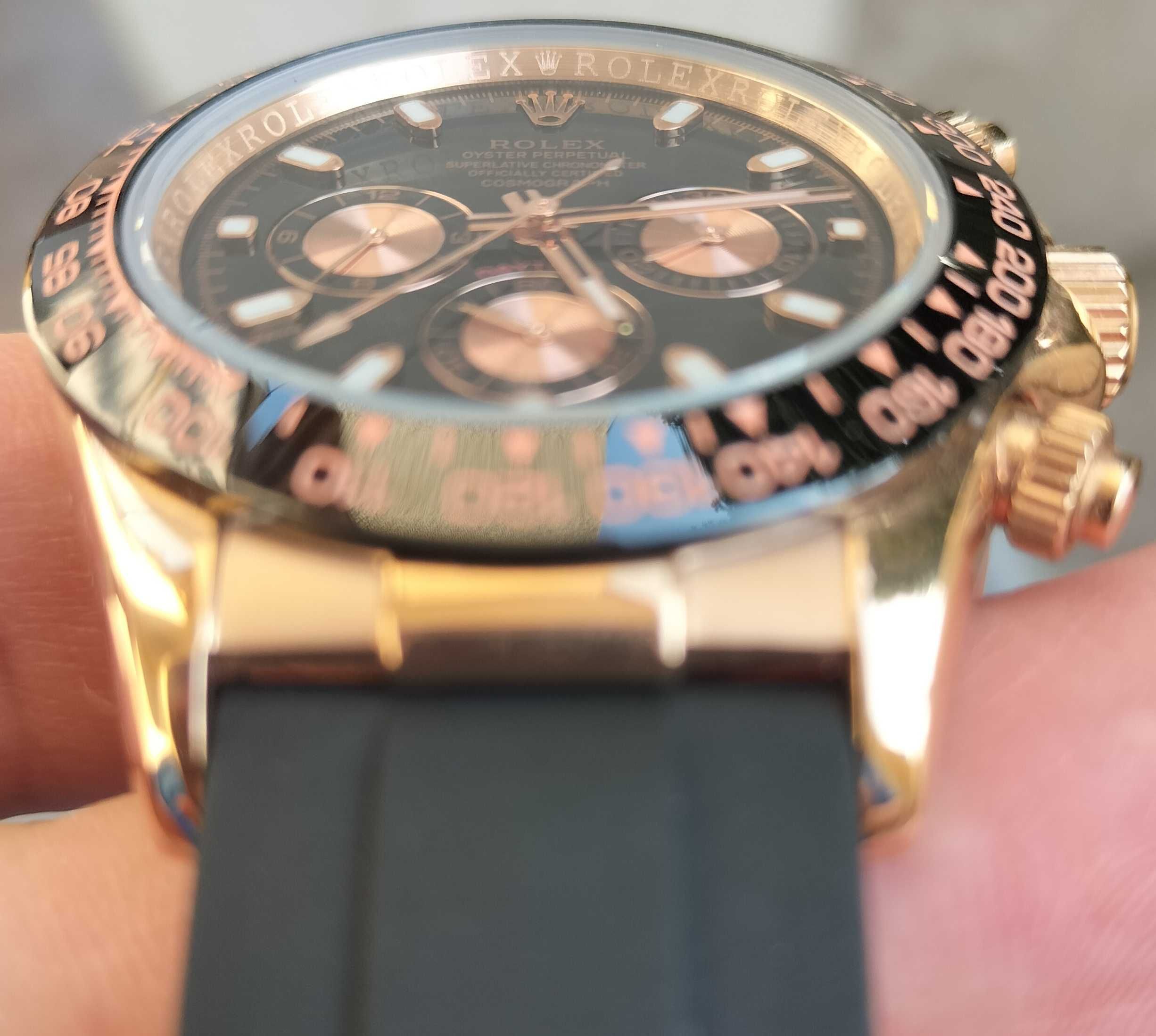 Rolex Daytona 116515LN, Oysterflex, BLACK AND PINK