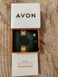 Smartwatch / ceas inteligent Avon , bratara metalica, auriu/gold, nou