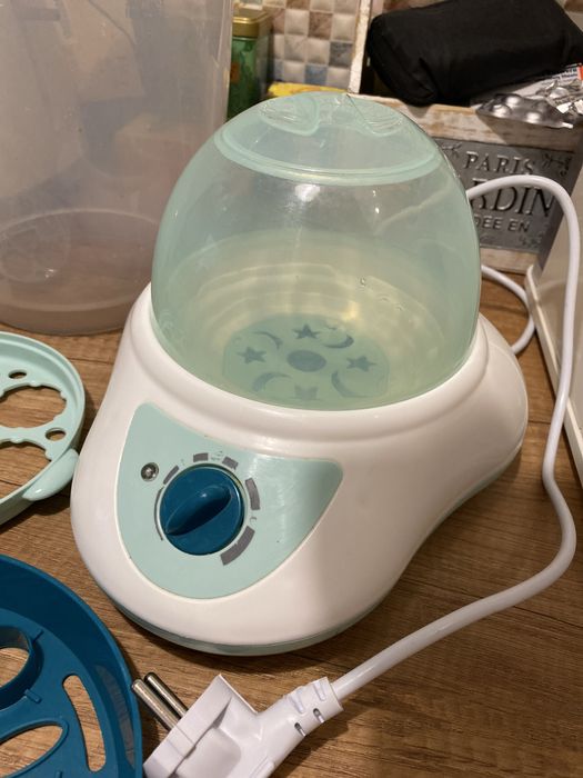 Sterilizator biberoane si tetine 5 in 1 - incalzitor si fierbator abur