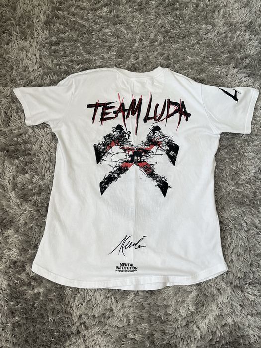 Тениска на Luda Psycho 4 бяла