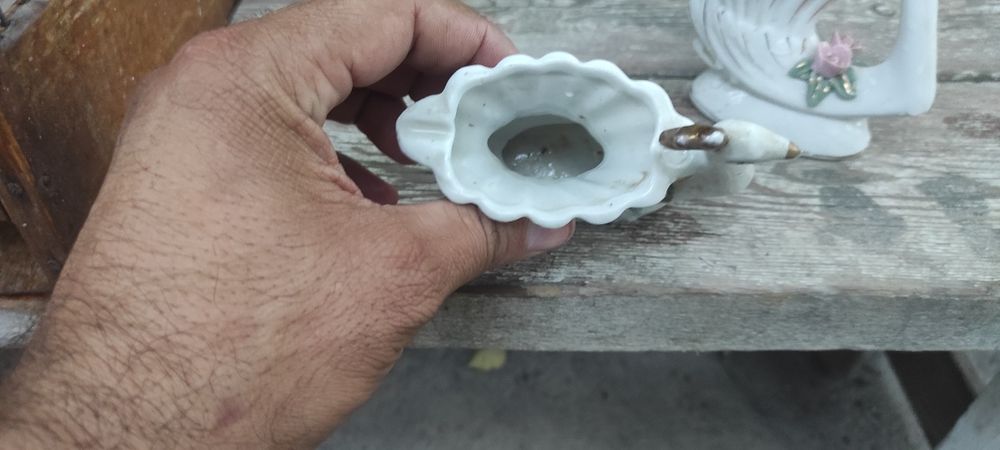 Ретро Фарфоровые лебеди