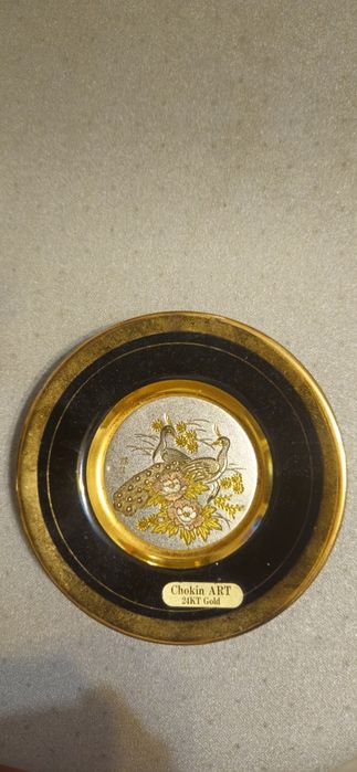 Vand vaza Satsuma japoneza,ou pictat asiatic,farfurie Chokin. 8 poze