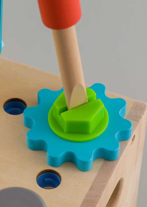 Дървена игра Монтесори инструменти и пъзел