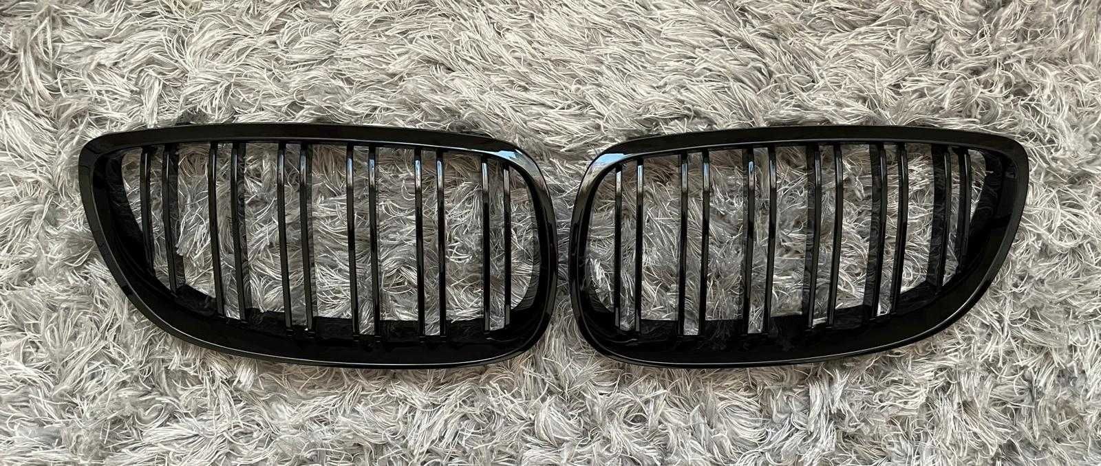 Grile, Nari Duble M NEGRU LUCIOS BMW F10 F11 F30 E60 E90 E91 E92 E46