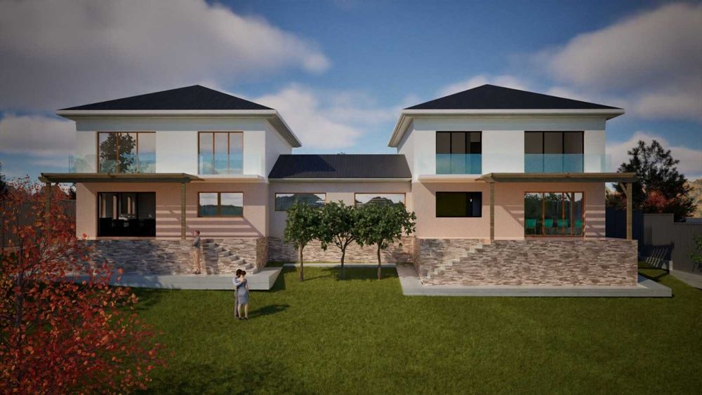 VANZARE/ASOCIERE teren 970 mp, CU AUTORIZATIE  pt 2 case!!!