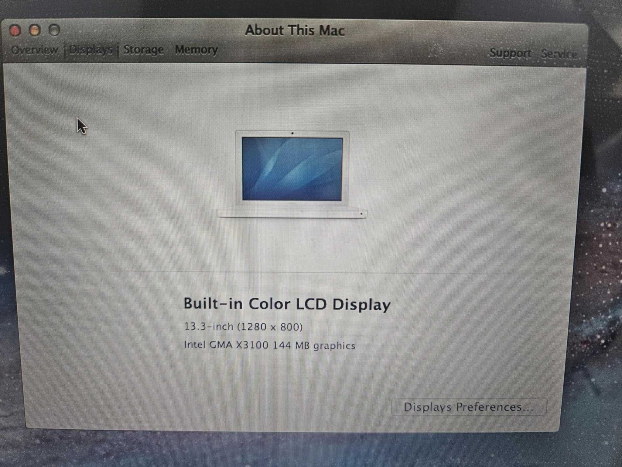 Лаптоп Macbook A1181/ 2.4GHz Intel Core 2 Duo / 2GB RAM / 160GB