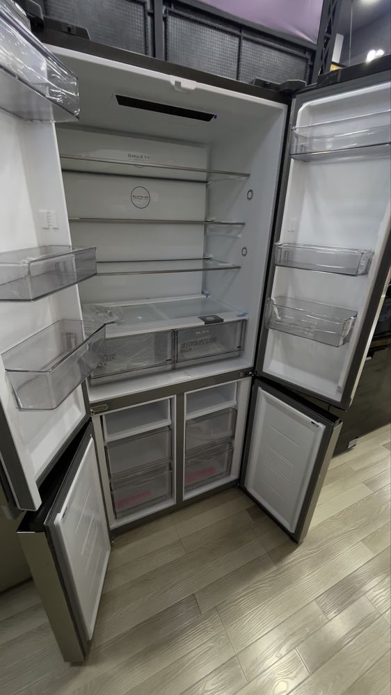 Premium холодильник MIDEA MDRM691MIE46 (стальной) на 530 л / Доставка