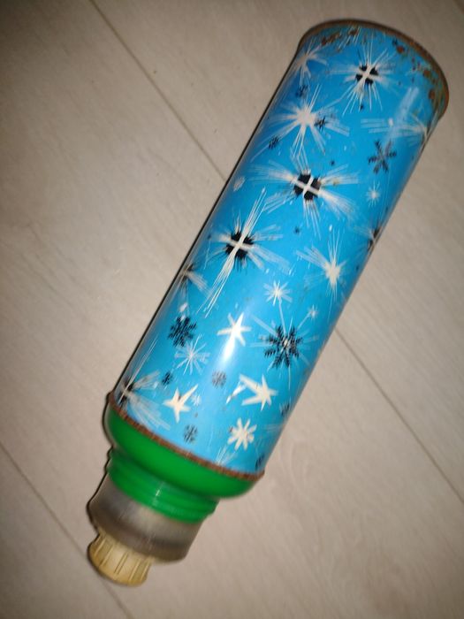 Vând termos vechi vintage interior sticla, anii 60