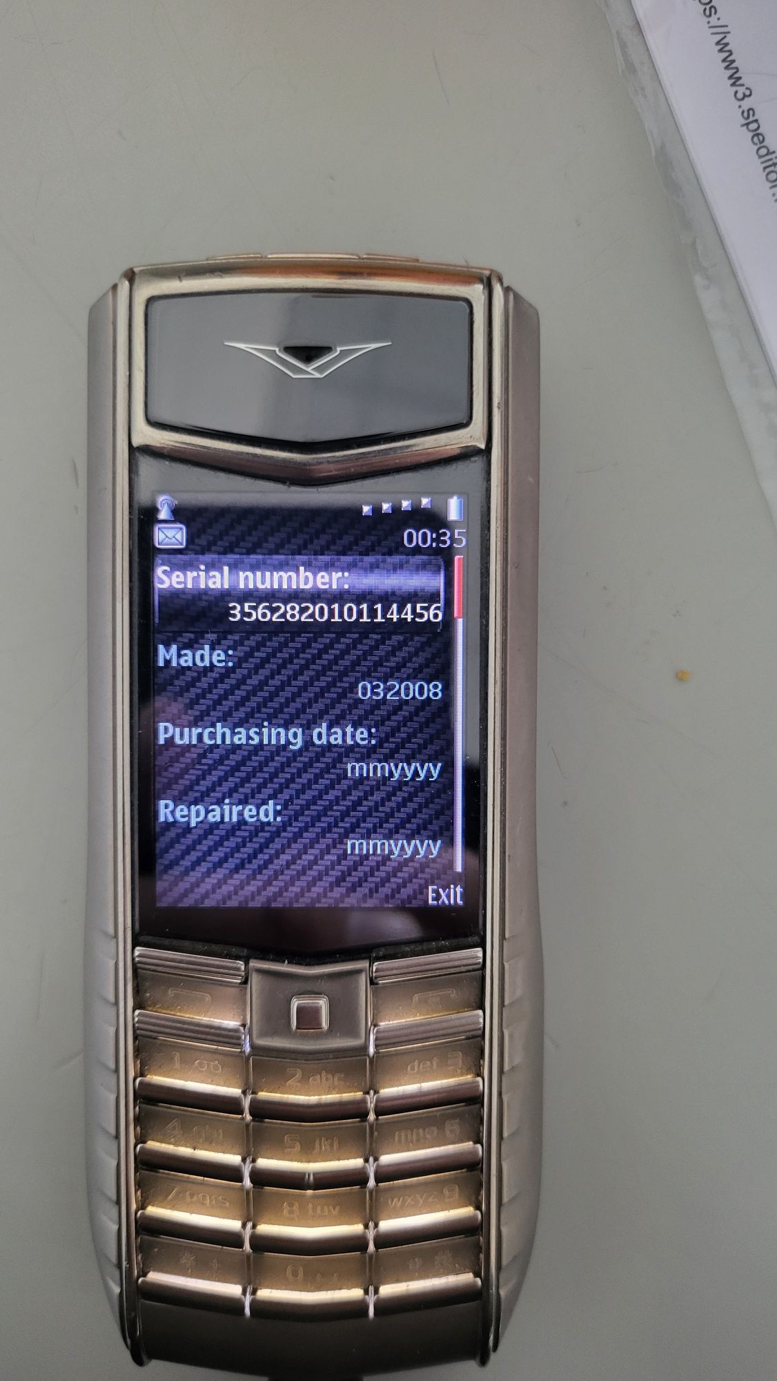 Vertu Ascent Ti Оригинал!