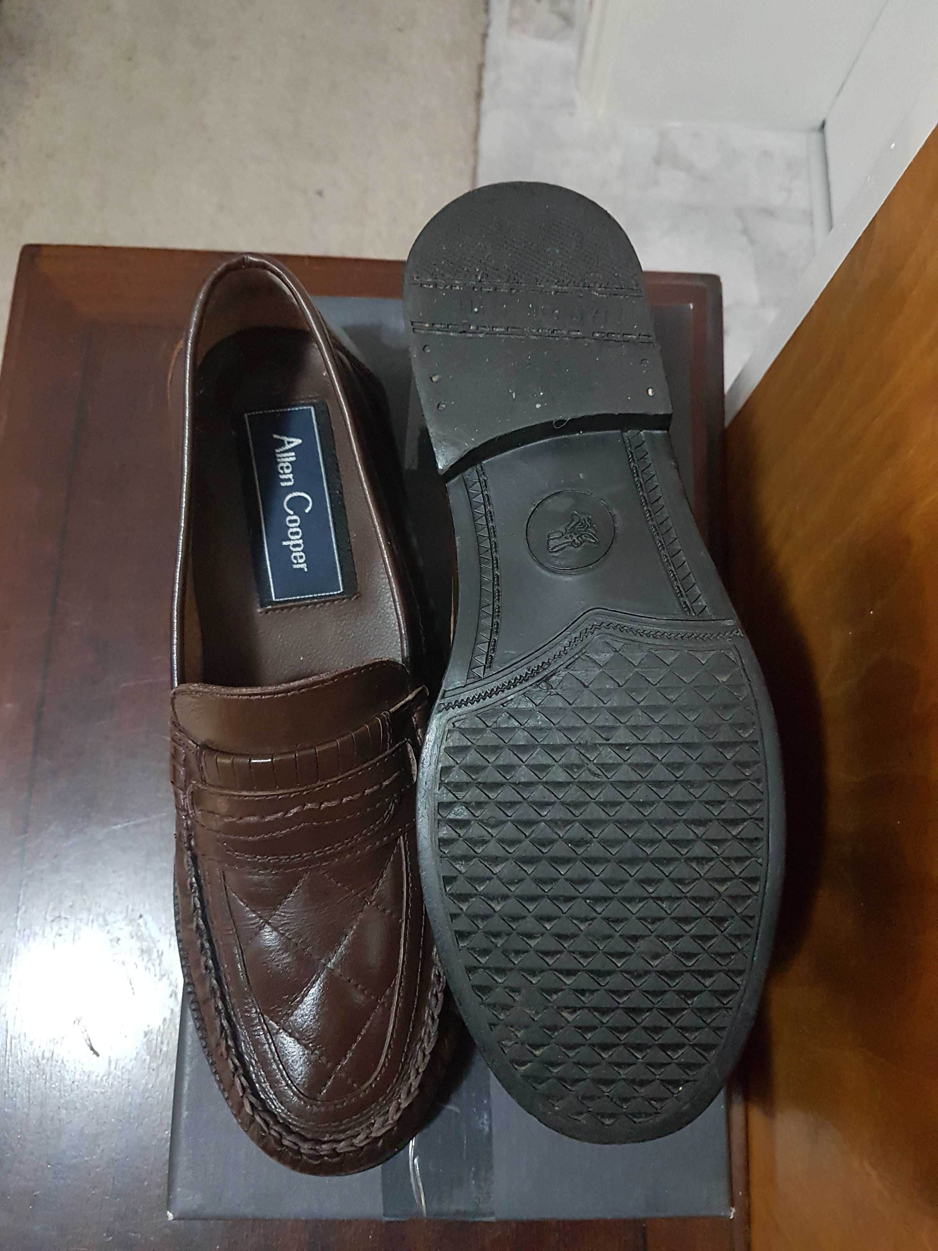 Мъжки обувки. Мокасини.  Allen  Cooper. Made in  India.
