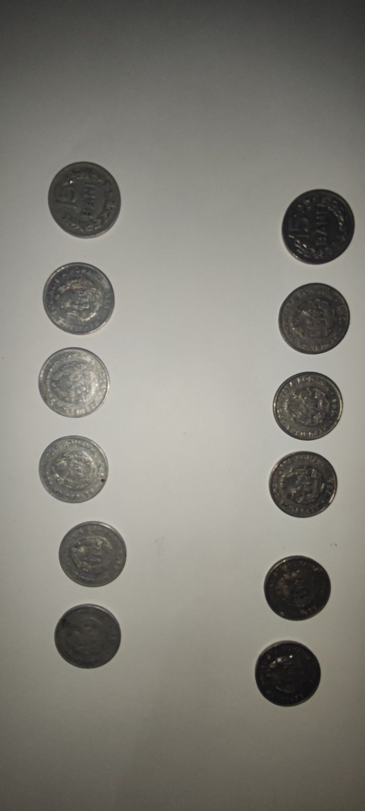 Monede de 15 bani 1975/1966 negociabil