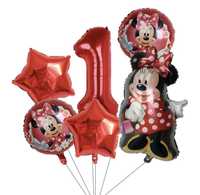 Set aniversar Minnie Mouse+ bonus 10 baloane latex