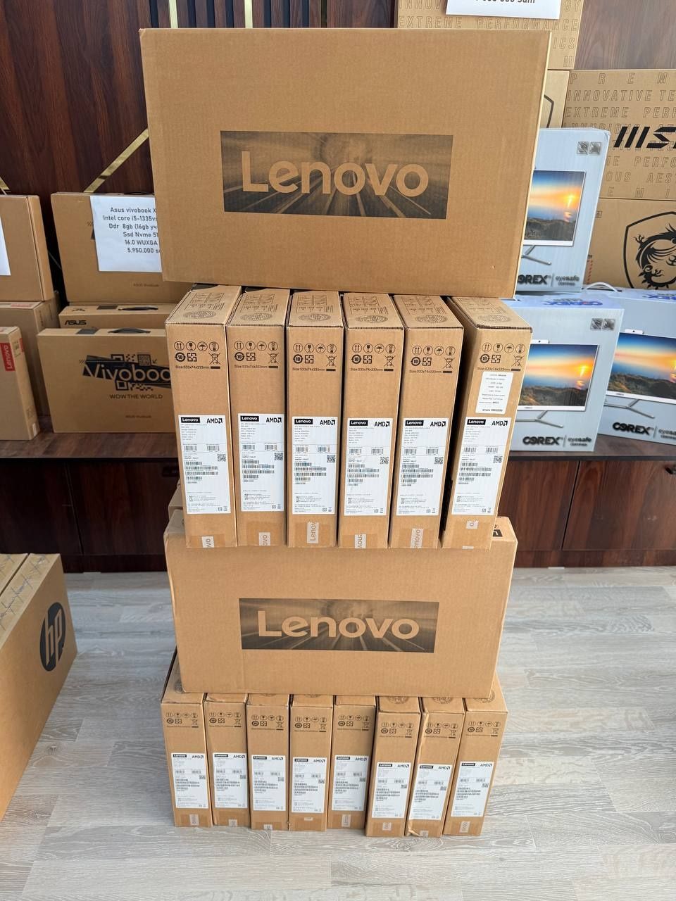 Оптом ва донага Lenovo Ryzen 5 8gb 256gb