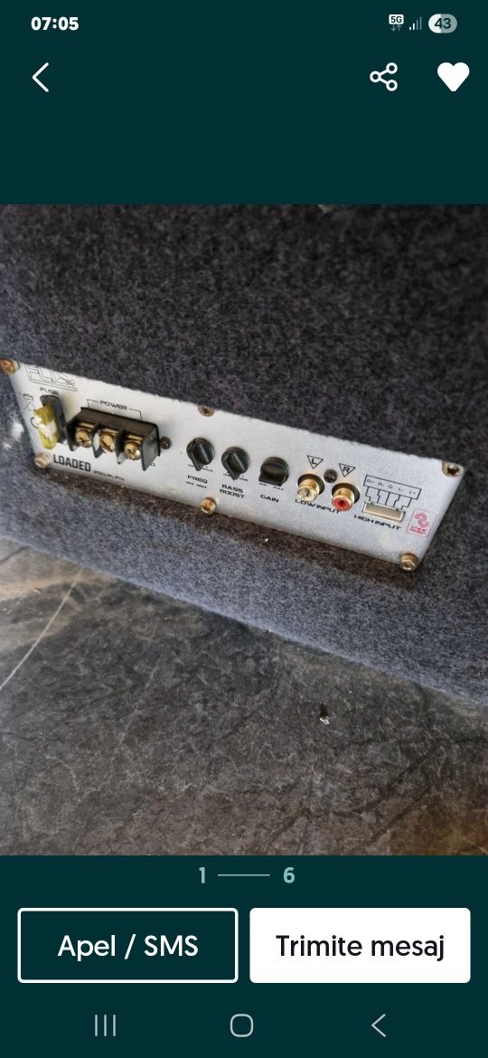 Subwoofer  activ