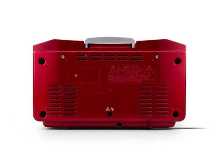 RCD320 ретро CD плеър FM AUX червен