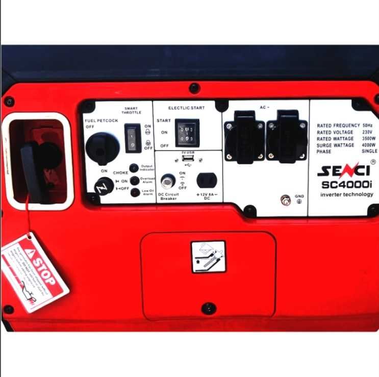 Бензинов инверторен генератор SENCI SC4000i 4kw-230V