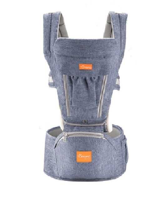 Marsupiu ergonomic 3 in 1, pentru bebelusi, 5 – 36 luni, cu scaunel..