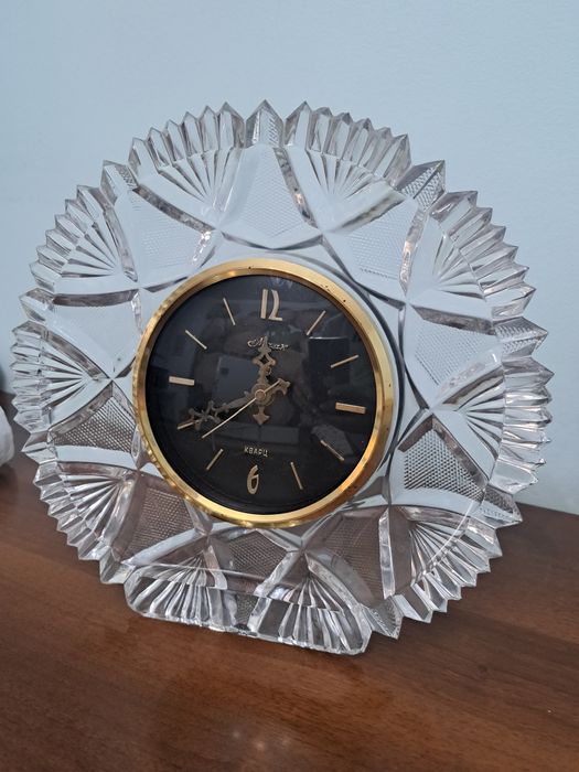 Хрустальные часы "Маяк"