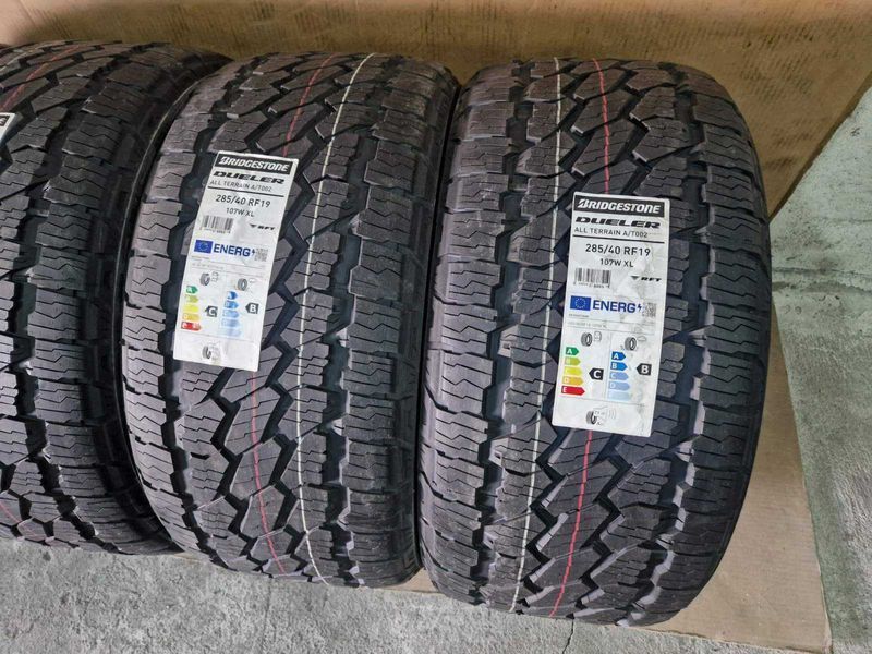 4 Bridgestone R19 285/40 
нови гуми за всякакъв терен
Runflat DOT1624