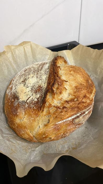 Pâine cu maia – artizanală, făcută în casă – 100% naturală