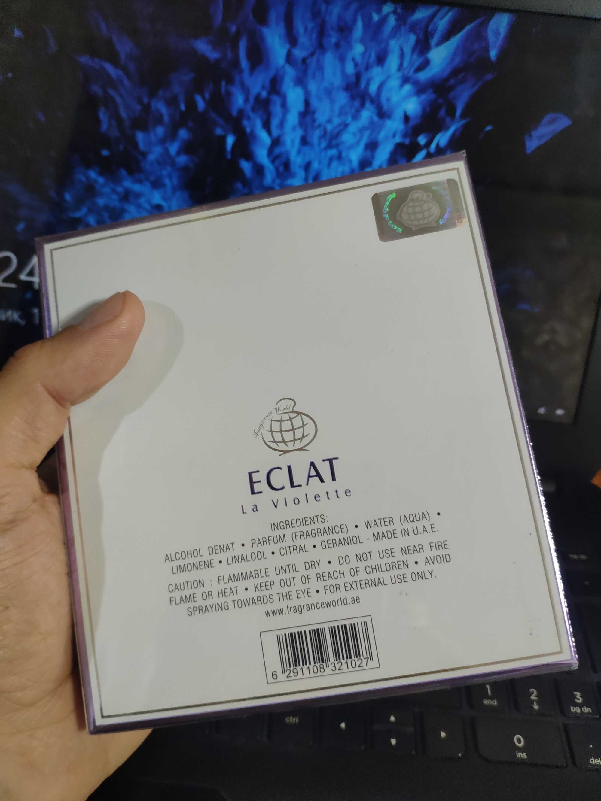 Eclat La Violette +deo Dubay original Эклат Парфюм Parfum Духи Atir