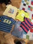 Lot 5 tricouri baieti 4 ani (98-105) - GAP, Converse, Ralph Lauren, TH