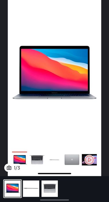 Макбук 13 2020 новый акб100%