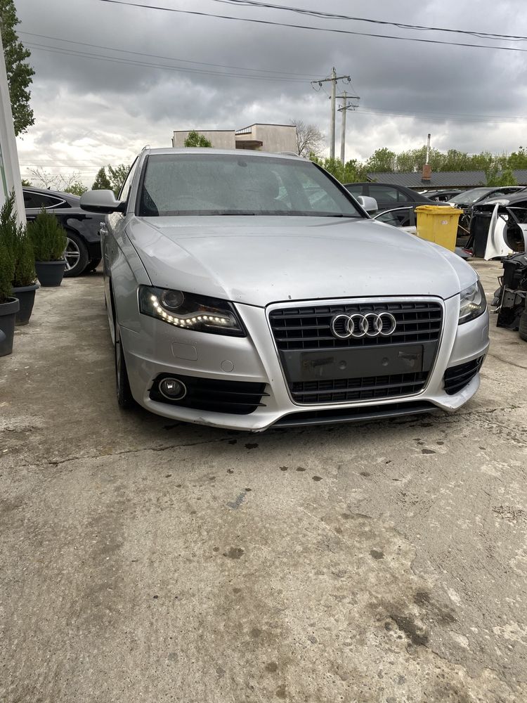 Bară față, capotă , trager, faruri xenon Audi A4 B8