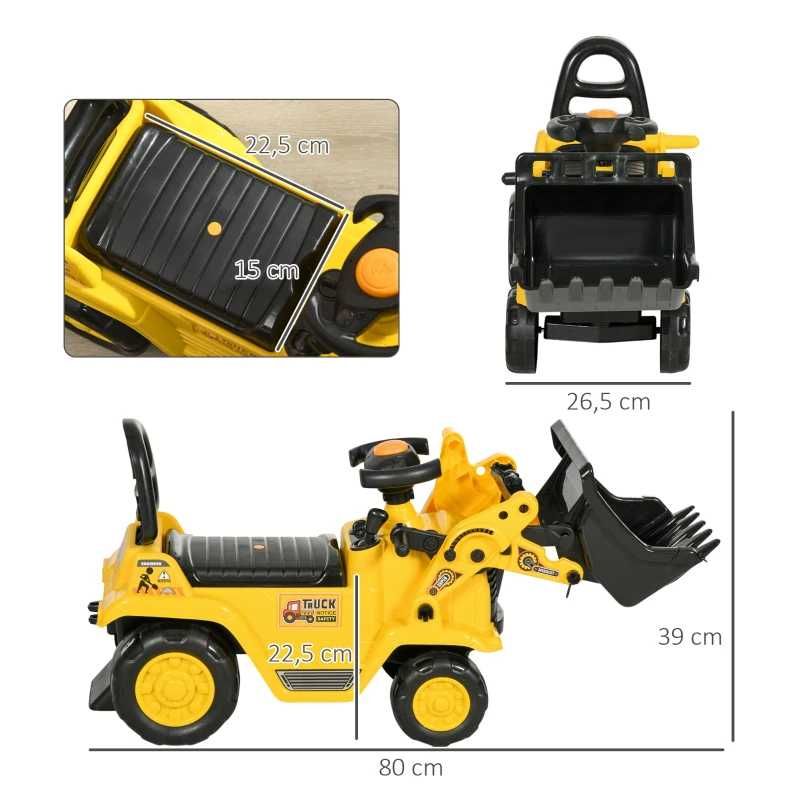 Детски трактор за яздене 80 x 26,5 x 39 см