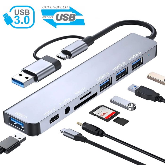 Usb хаб 8 в 1 продается