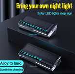 Numar telefon LED solar