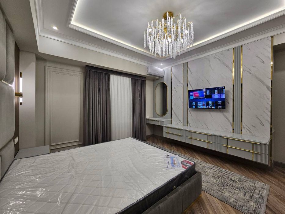 Жилой комплекс Мадрид! 3х комнатная уникальная квартира 115м2! Новая!