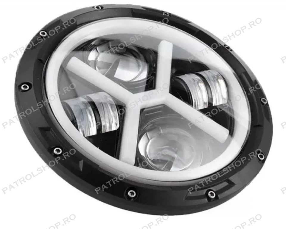 Faruri Far LED lupa 7 inch Nissan Patrol CU GARANTIE!