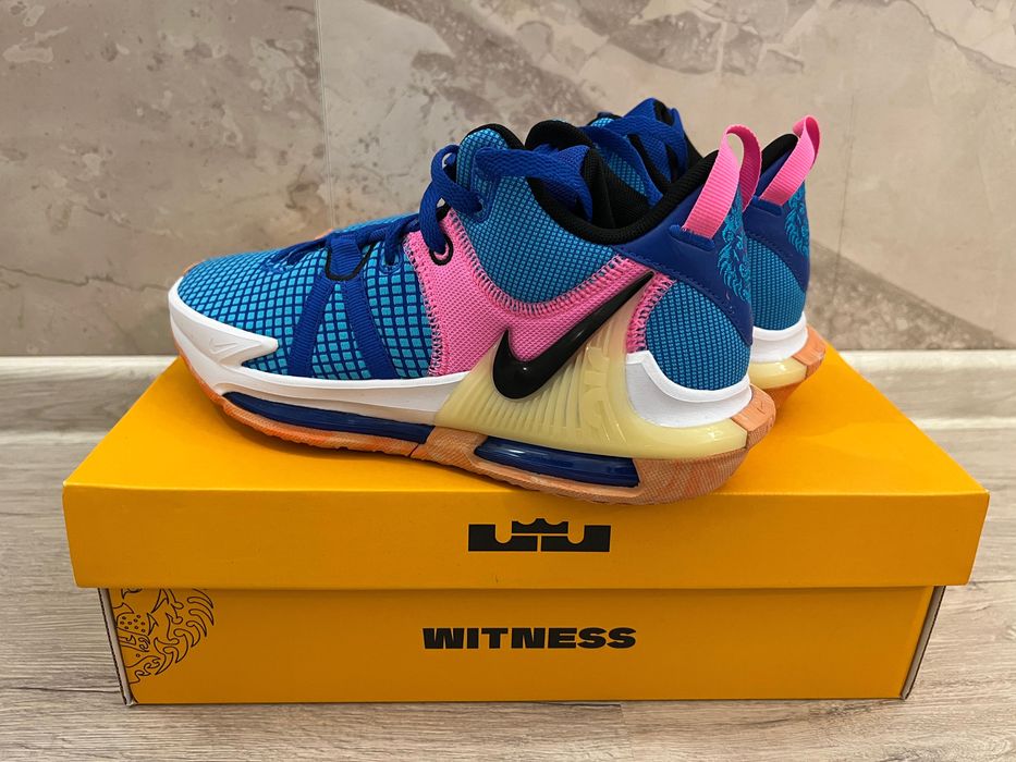 Баскетболни маратонки NIKE x Lebron Witness VII Blue/Multicolor
