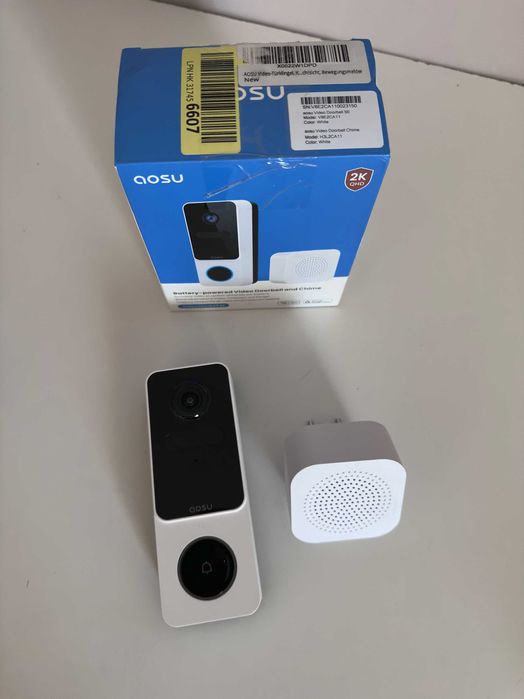 Sonerie / interfon AOSU, 3MP, 2K Full HD, Alexa si Google Assistant