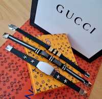 Brățări unisex Gucci, Armani,Versace  super model, logo argintiu