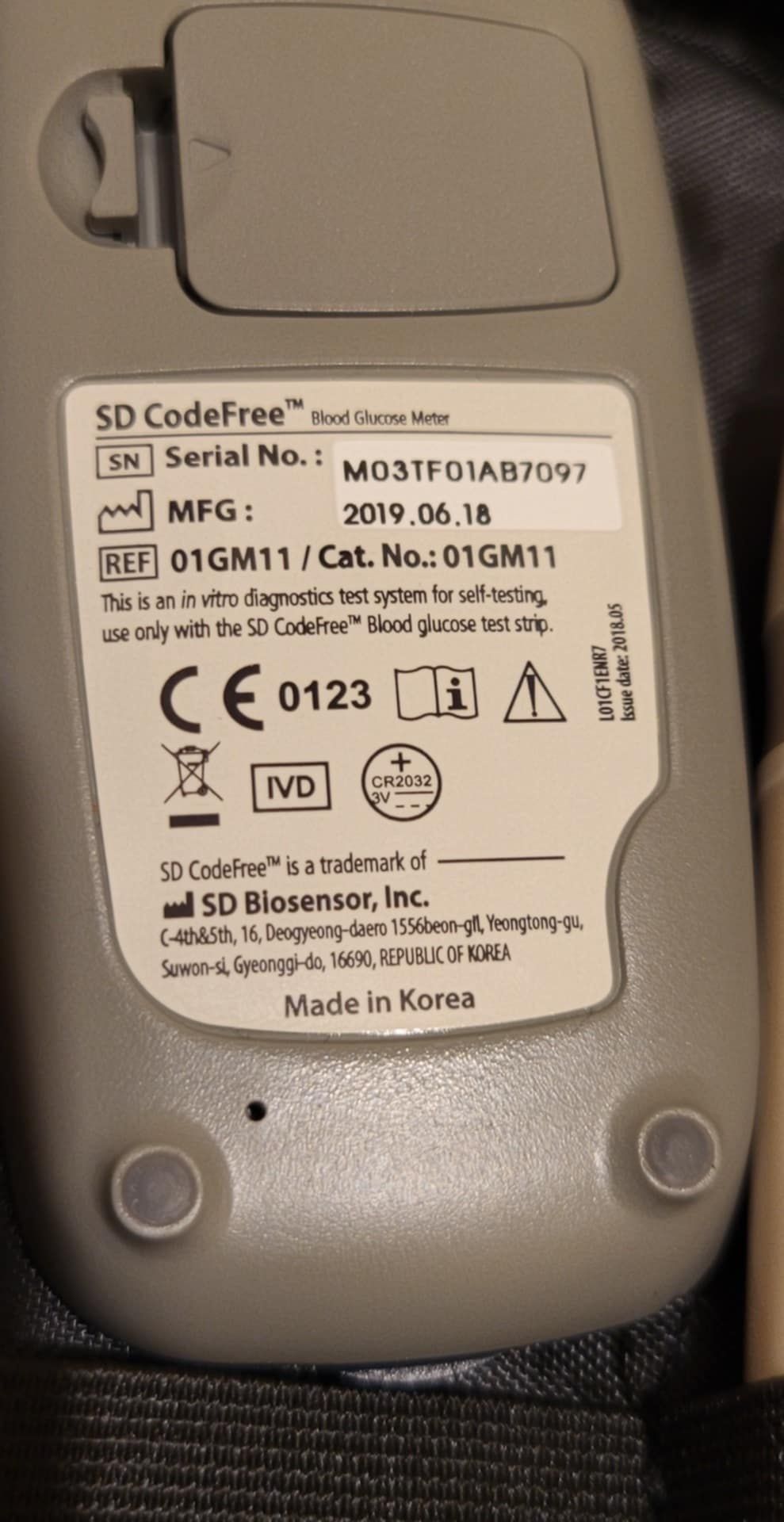 Glucometru Code Free,pentru măsurarea glicemiei -25 LEi
