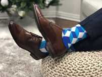 Pantofi derby 43 cap toe Oliver Jacob Portugal NOI piele naturala