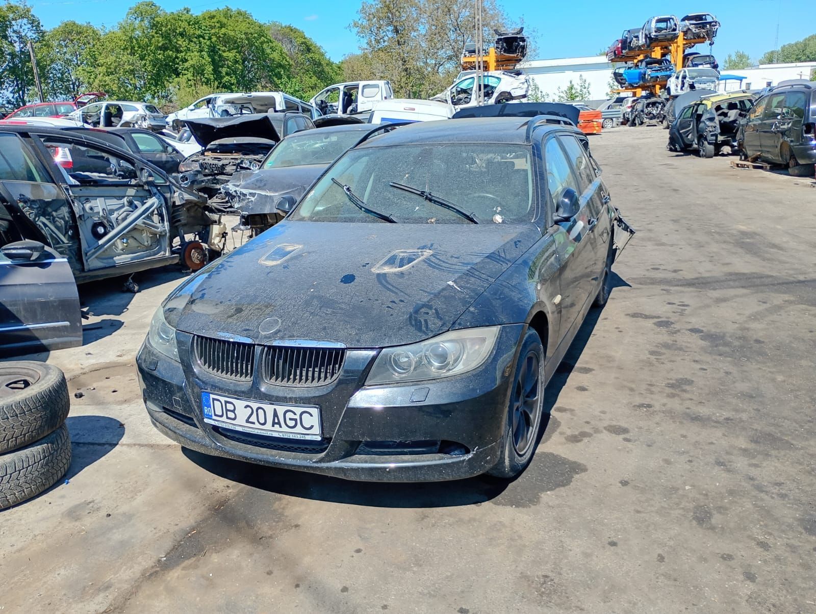 Aripa stanga fata BMW Seria 3 E91 [2004 - 2010] 2.0 d n47d20a
