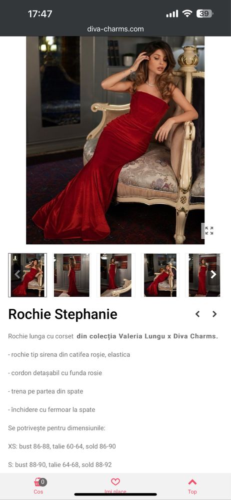 Rochie Stephanie Diva Charms - noua