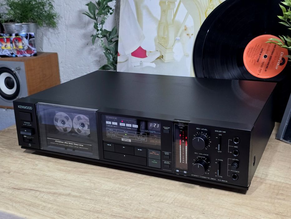 Casetofon deck KENWOOD kx-880b, hifi audio, direct drive,  amorphous