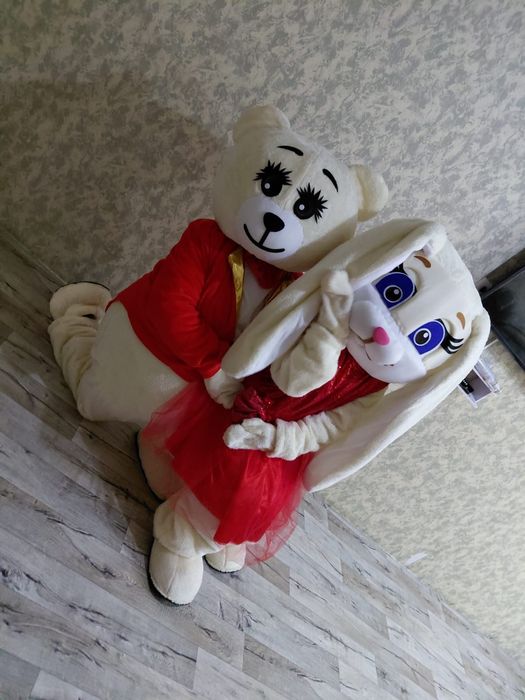 Мишка и зайка тедди