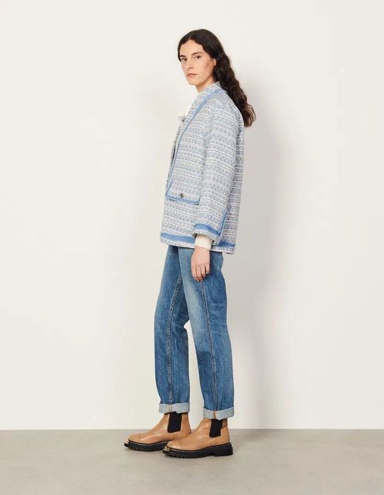 Синьо сако Sandro