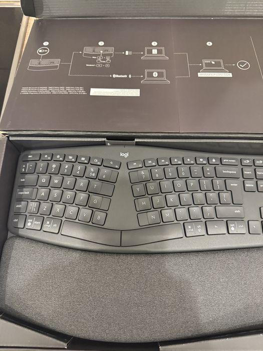 Logitech Ergo K860 – Tastatură ergonomică wireless (nouă, testată)