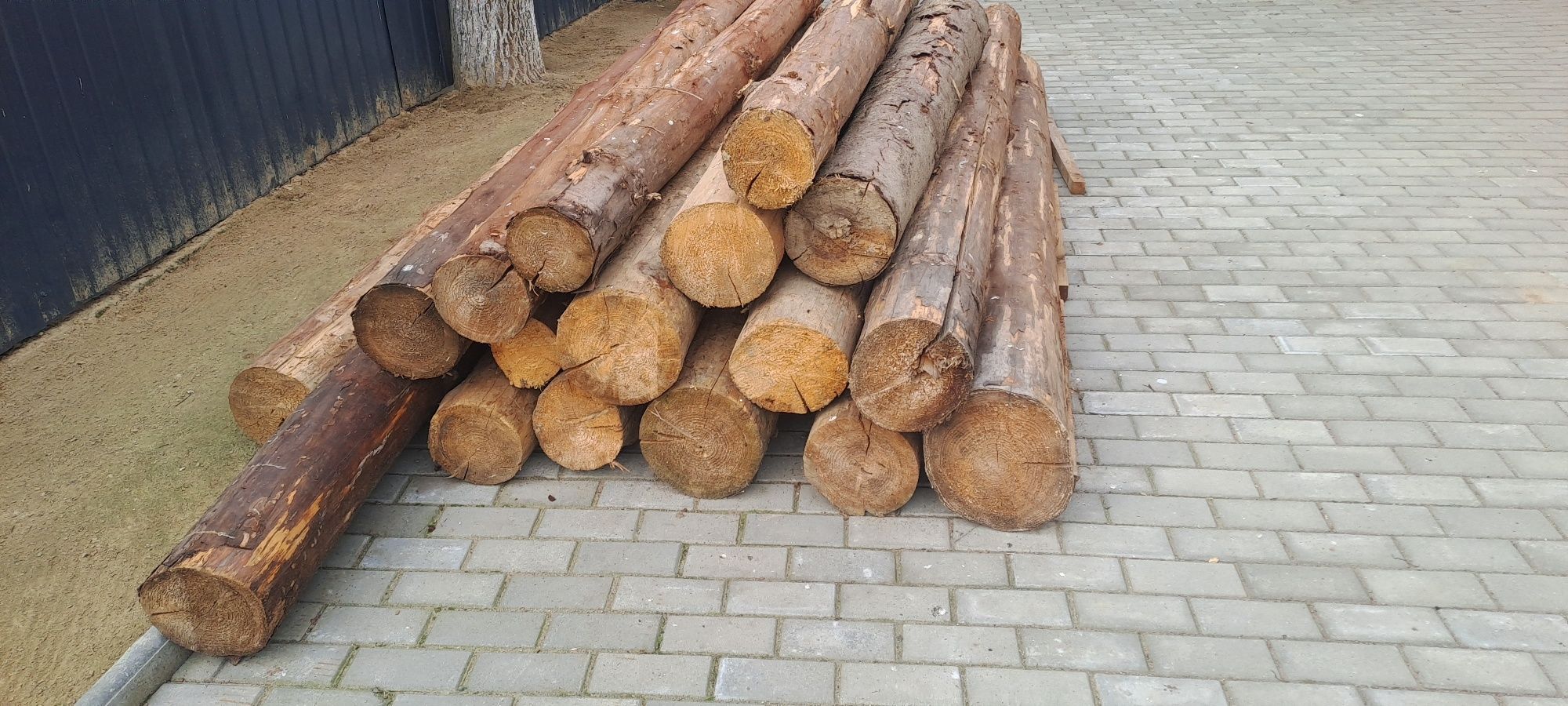 Bile de brad pentru construcții foisoare/terase