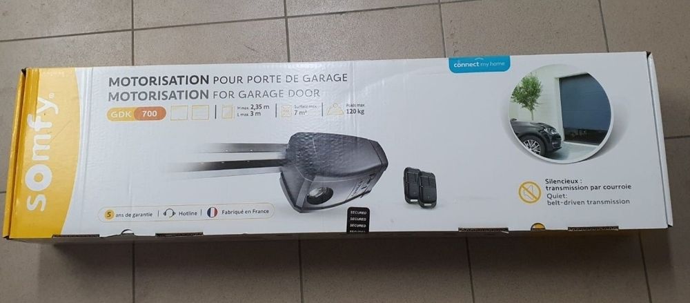 Kit automatizare ușa de garaj, Somfy GDK 700 fara motor