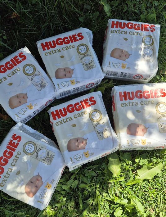 Set 6 scutece Huggies Extra Care nr.1